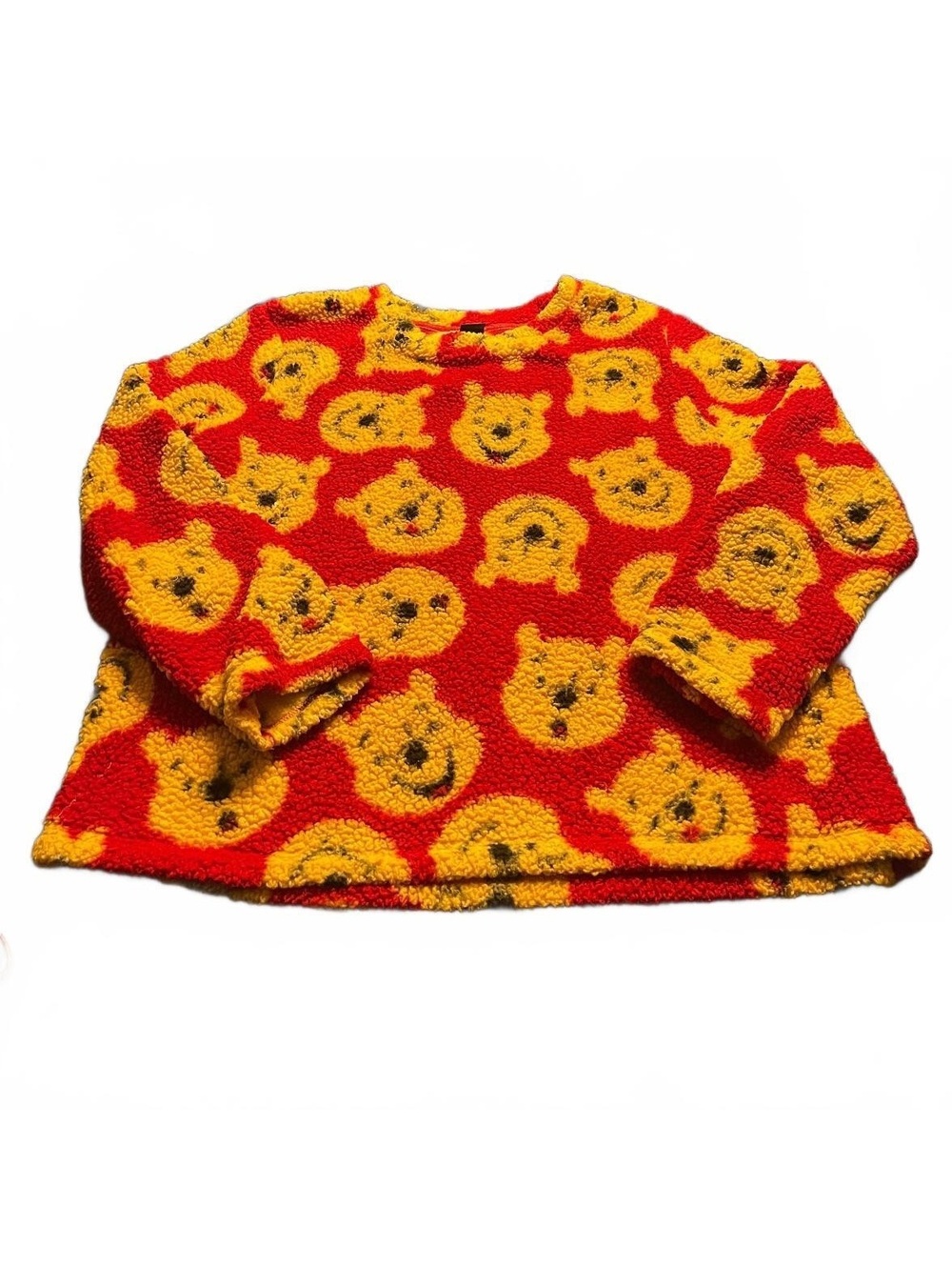 Disney Winnie the Pooh Red Fleece Sleepwear Top Size 2X (18W-20W)
